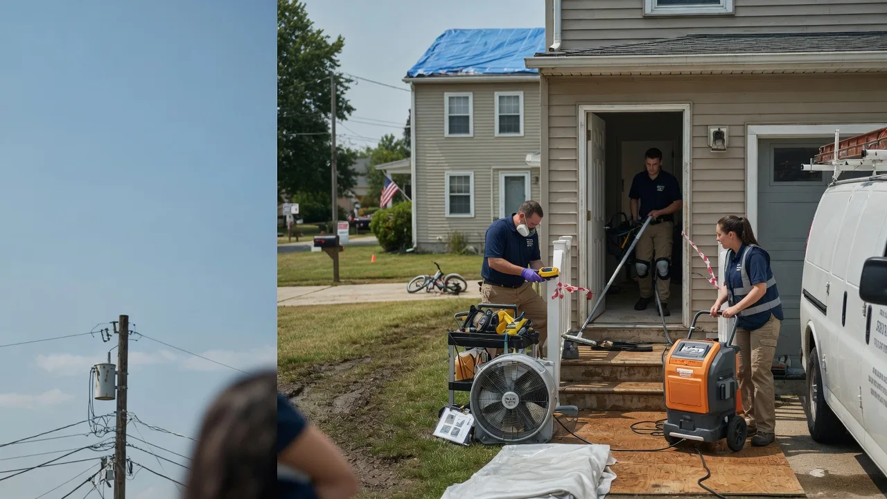 Water Damage Repair in Hammondsville, OH near me